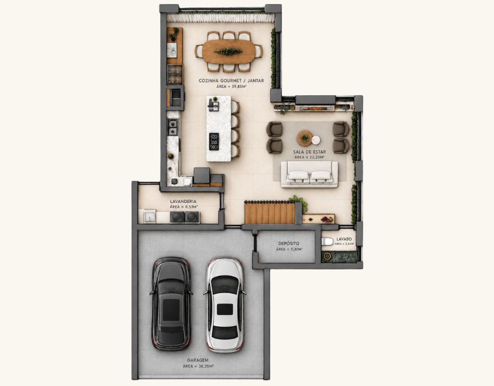 Casa Mirador — planta 1